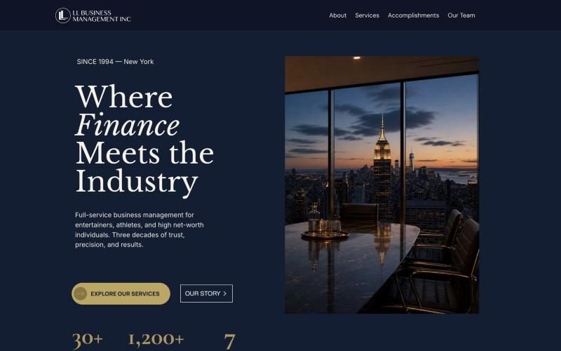 LL Business Management home page