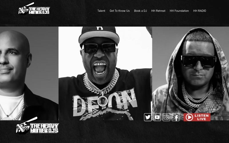 The Heavy Hitter DJs home page